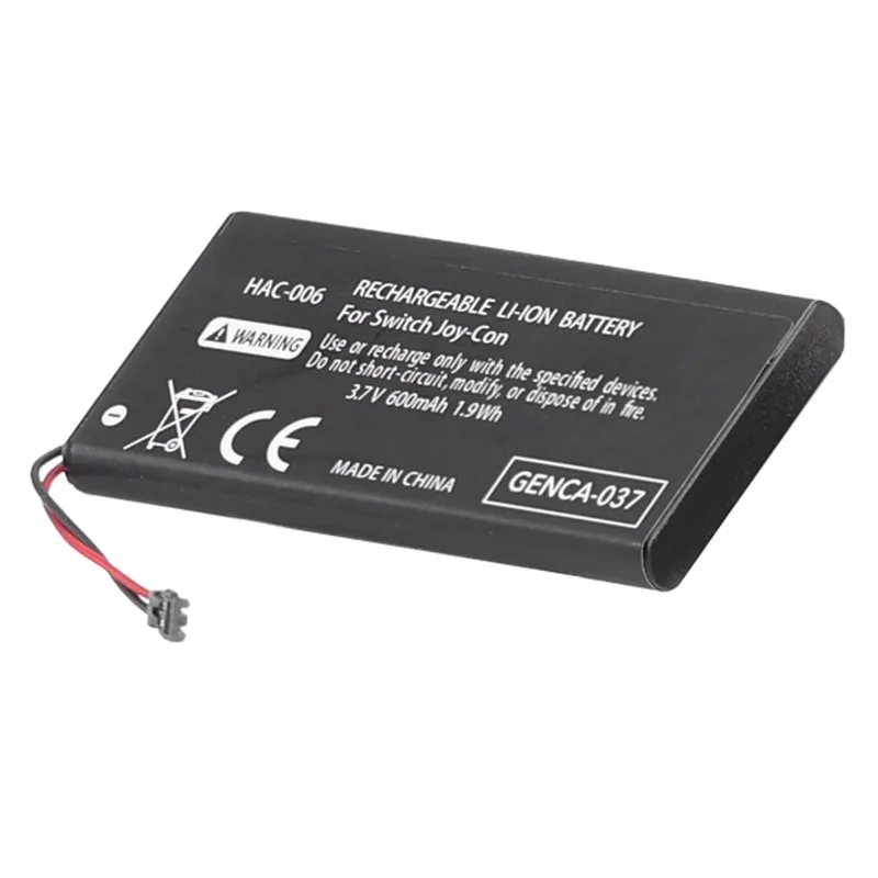 HAC-006 3,7 V 600mAh batería recargable para Switch NS Joy-con Gamepad controlador de juego batería de litio de repuesto