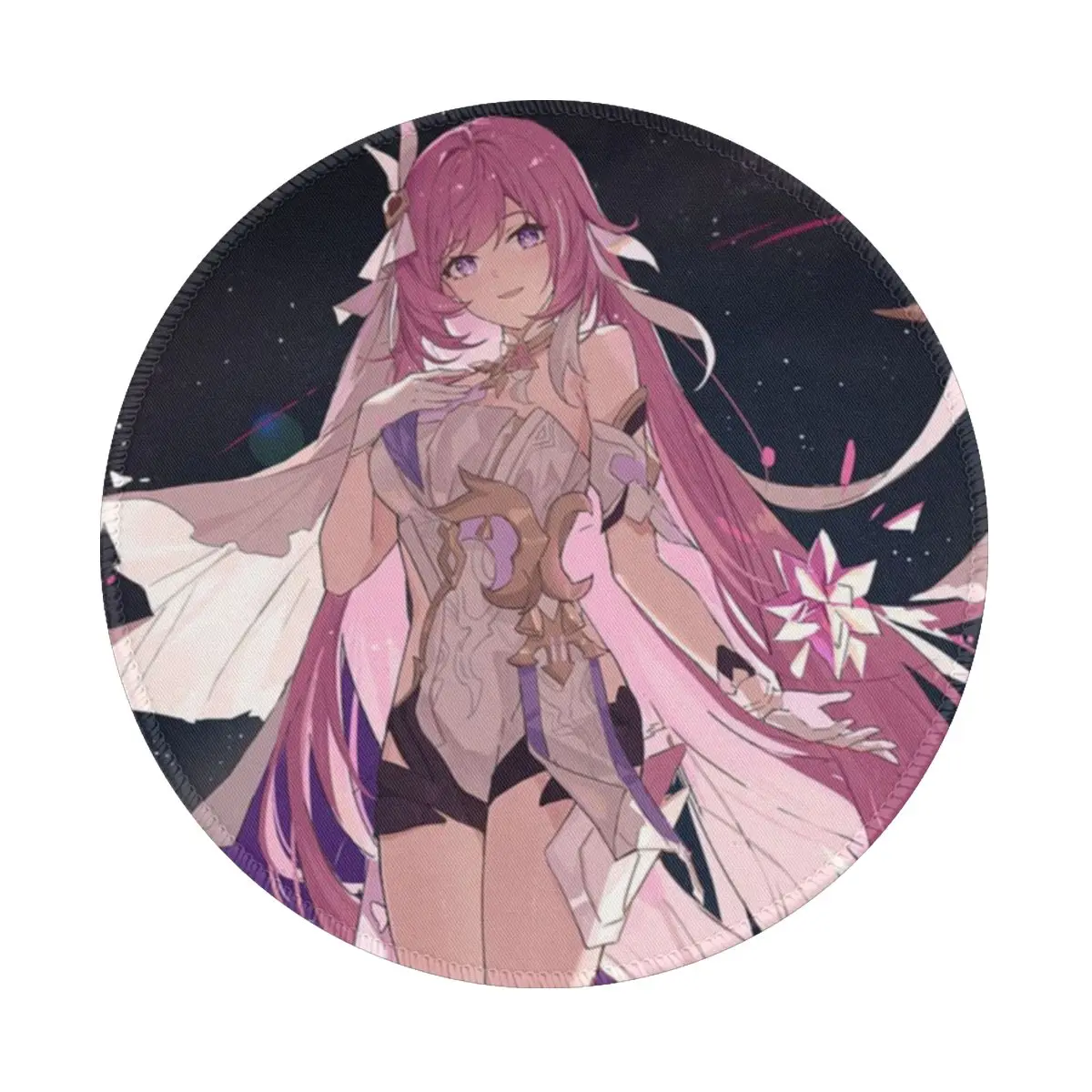 Princes Elysia Honkai Impact 3 Mouse Pad Manga Cute Round Mousepad Custom Soft Quality Mouse Mats For Notebook Computer