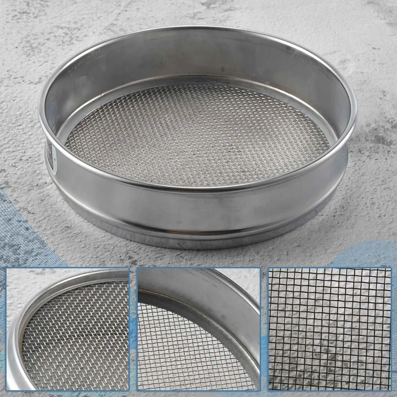 ●Heavy Duty Garden Riddle Sieve Mesh Soil Sift Compost Seed Tray Gardening Tool-10 (2mm)