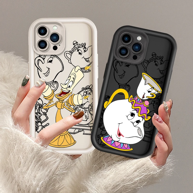 Cartoon Disneies Cinderella Princess Phone Case For OPPO A5 A7 A16 A17 A38 A53 A54 A55 A58 A72 A74 A76 A78 A94 A98 4G 5G Cover