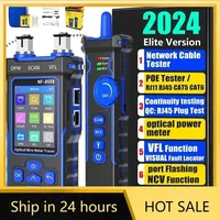 NOYAFA NF-8508 Network Cable Tester LCD Digital Rechargeable Wire Tracker Optical Fiber Meter Network Line Finder PoE Checker