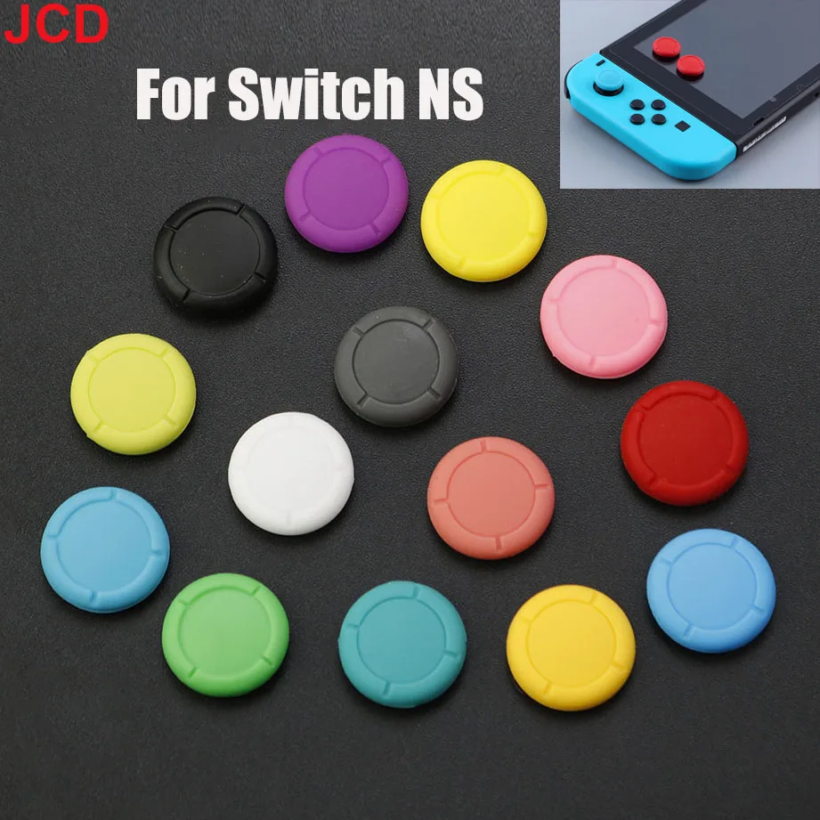 

JCD 2 Pieces Silicone Rubber Protective Skin Joystick Grip Grips Cap For Switch NS Lite Oled Controller Joy-Con Rocker Cover