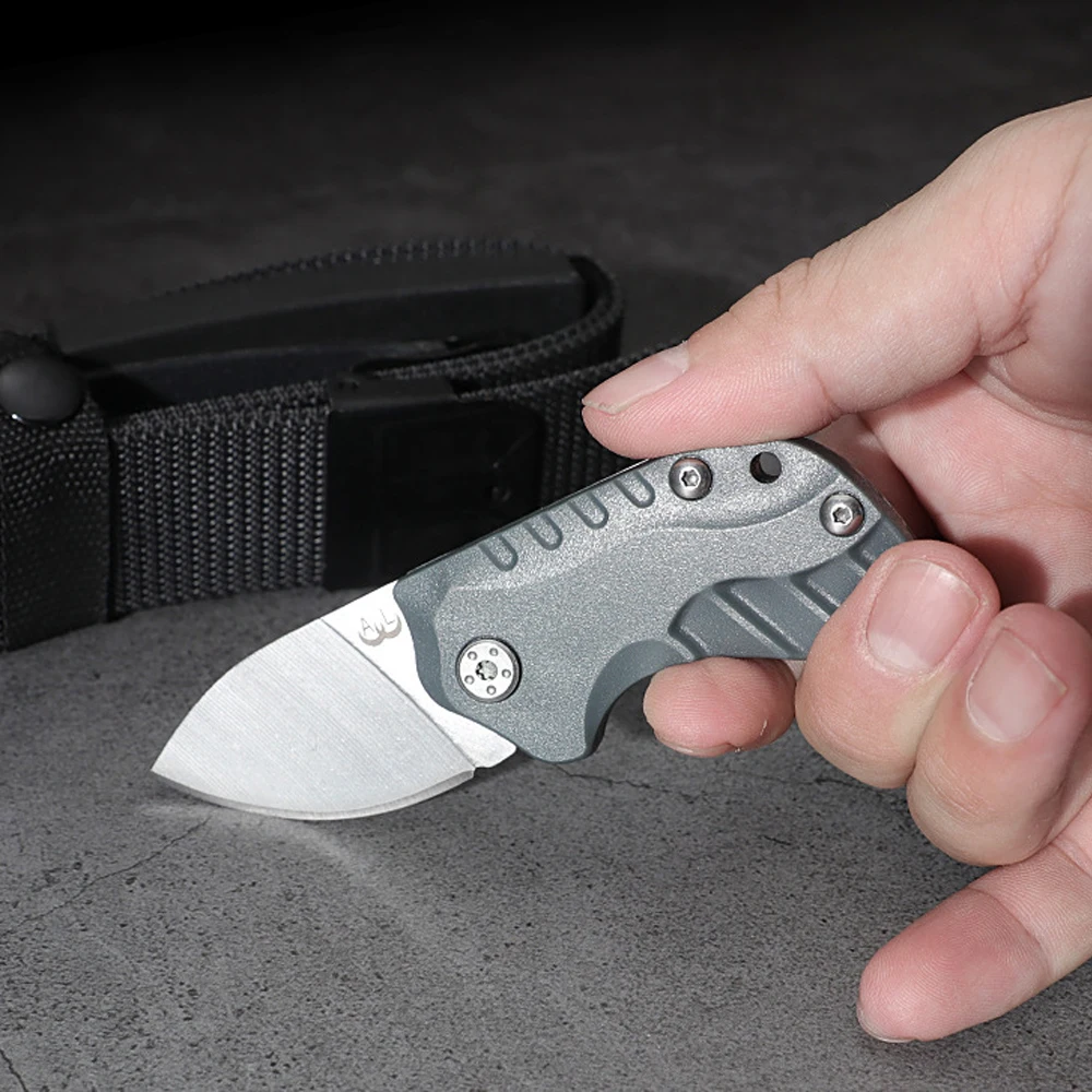 Outdoor Camping Small Folding Knife For Men Stainless Steel 5Cr15 Mini Pocket Knives Keychain Survival Self Defense Jackknife