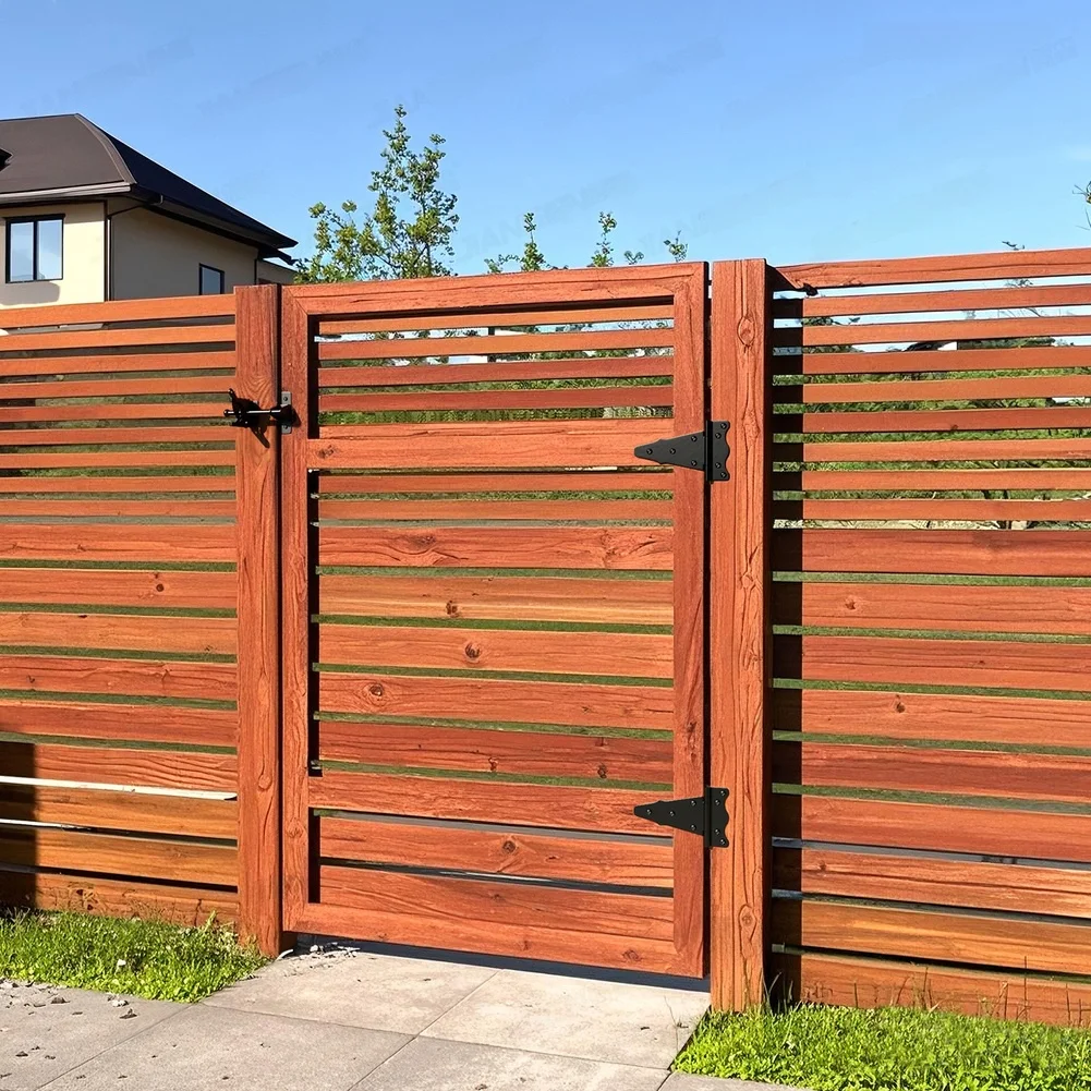 Sturdy Hinges For Outdoor Use Outdoor Door Hardware 16*11*5cm Garden Fence Hinge Precise Dimensions Easy Installation