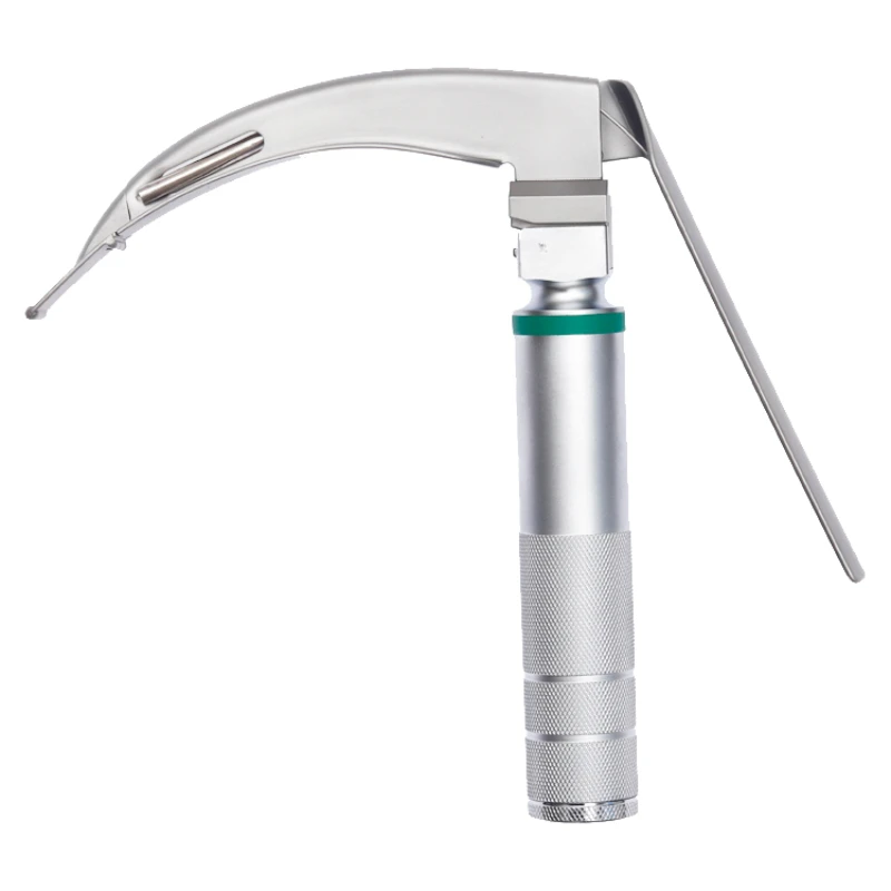 

Anesthetic fiber optic laryngoscope for adults and children with difficulties and difficulties, hook type bulb type tracheal