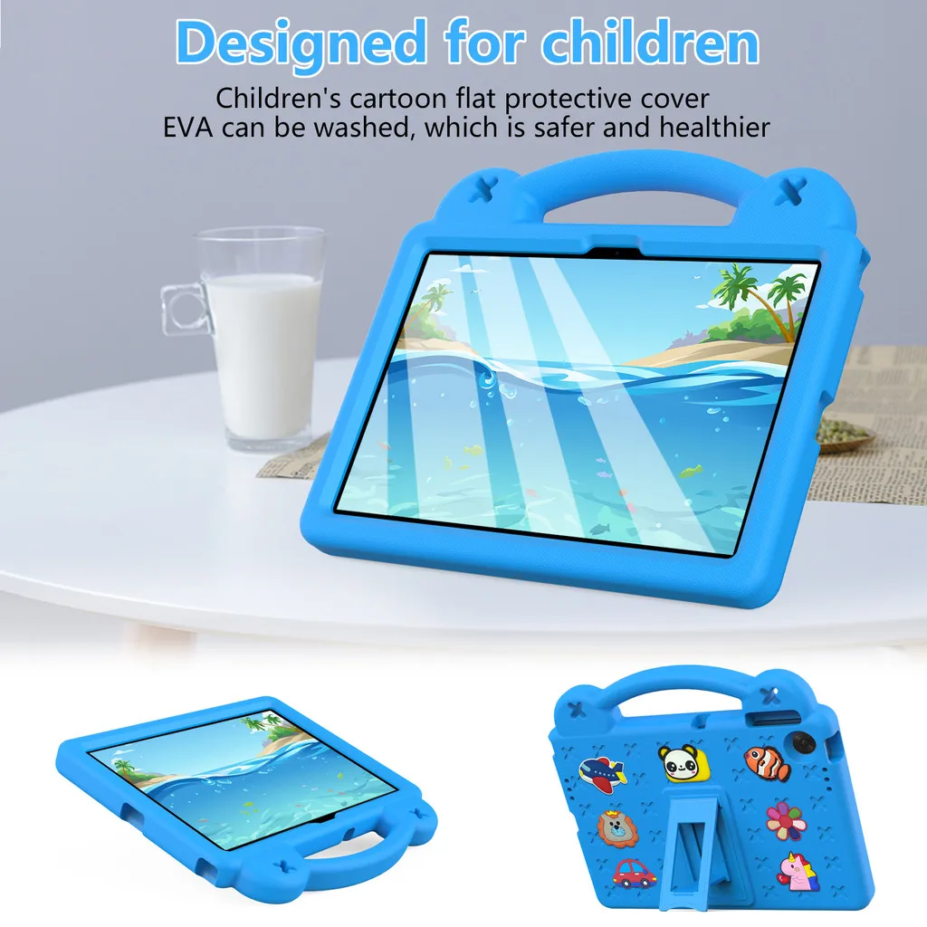 

Case for Lenovo Tab 10.1 2025 Tab K10 Gen2 10.1 TB311FU TB311XU EVA Portable Shockproof Kids Safe Handle Stand Cases Cover