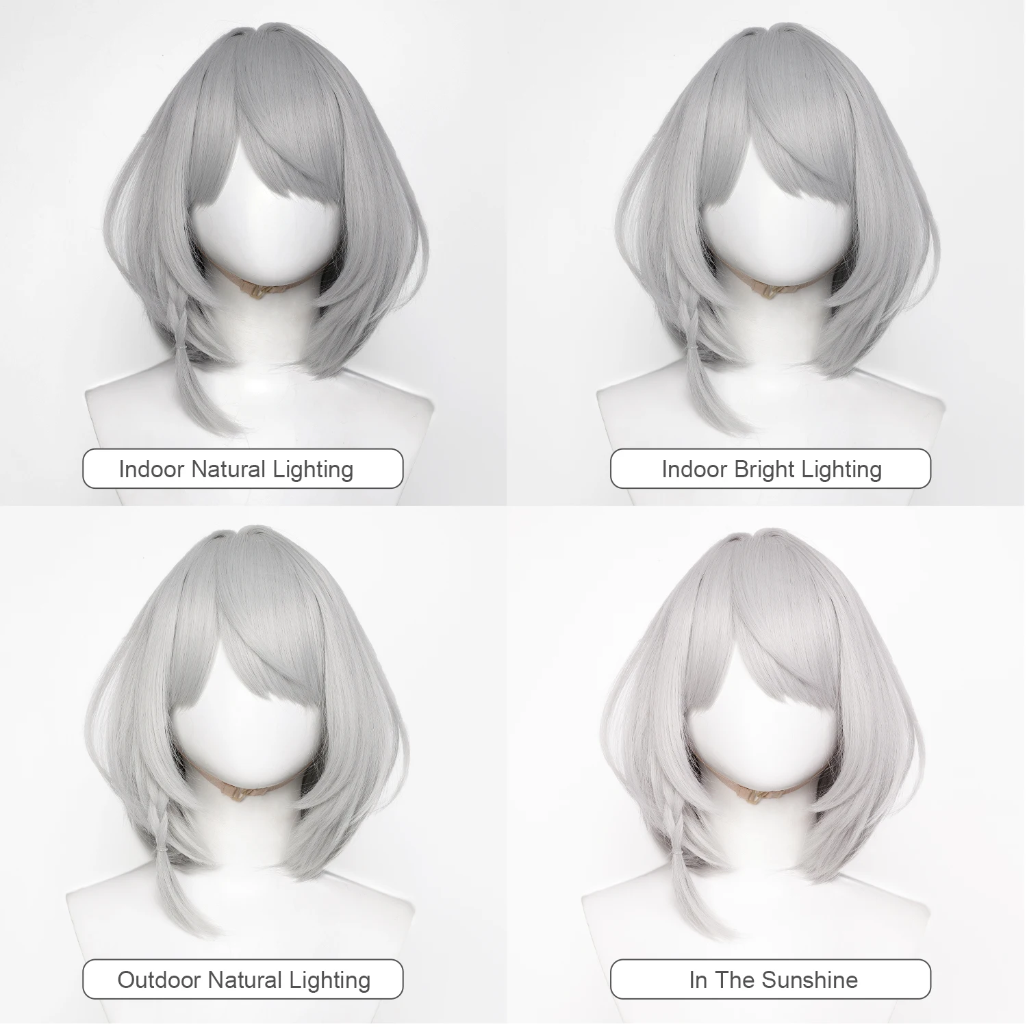 Anime Wig Anby Demara Cosplay Wigs, Zenless Zone Zero