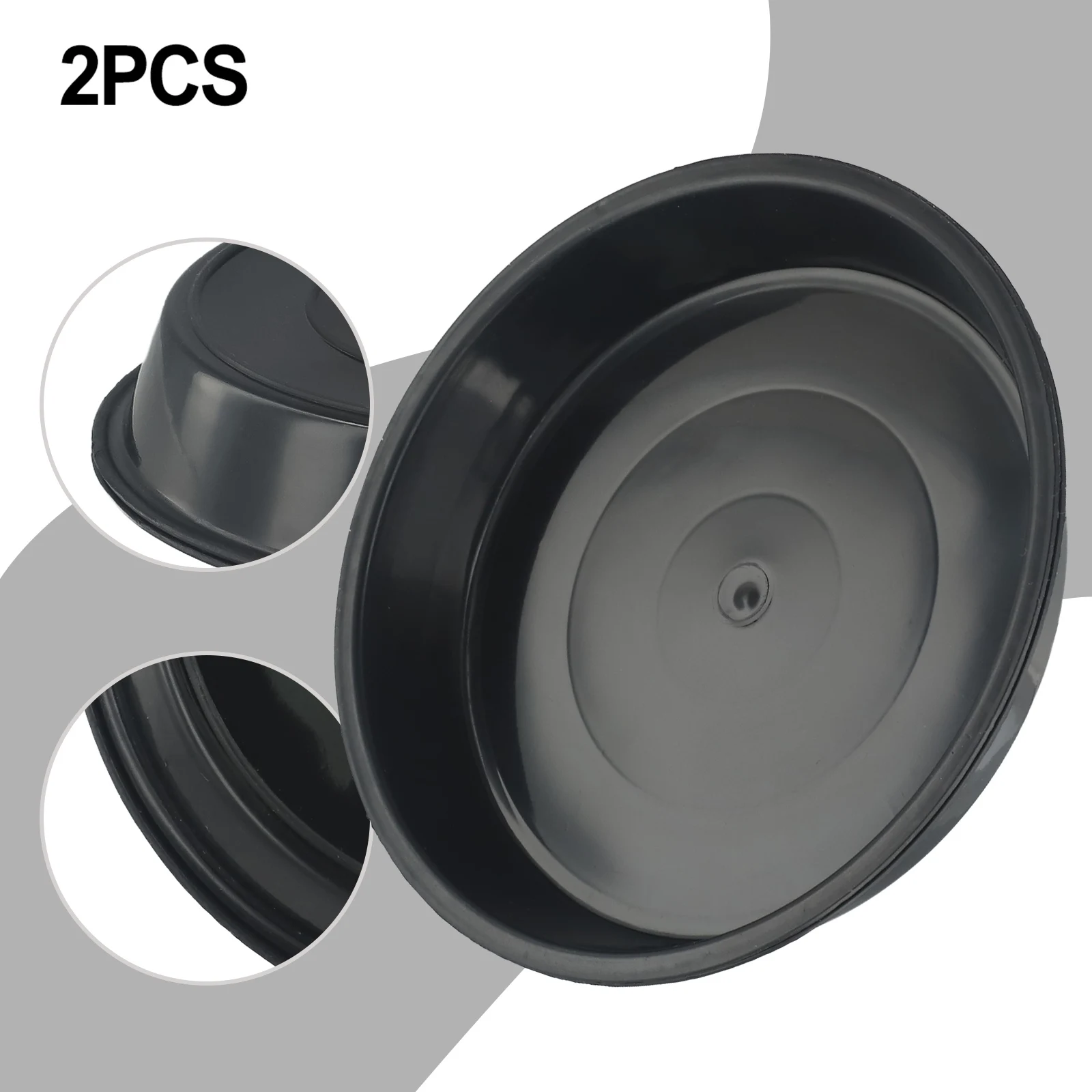 2pcs Drought Resistant PP Round Saucers for Succulents and Indoor Plants to Extend Moisture Retention and Reduce Water Waste