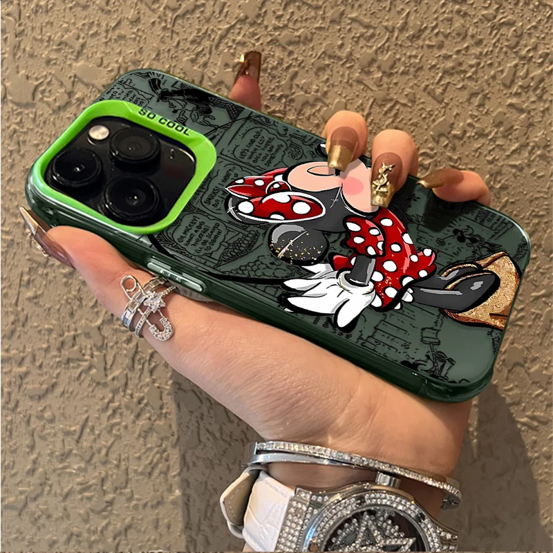 เคสดิสนีย์ลายมิกกี้มินนี่น่ารักสำหรับ Samsung Galaxy A33 A32 A34 A24 A14 A13 A23 A55 A15 A35 A25 A05 A05S 5G A54 A53 A52 A52S