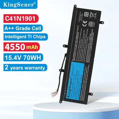 KingSener 노트북 배터리, ASUS ZenBook Duo UX481FA UX481FL UX481F UX481FLY UX4000F UX4000FL 0B200-03520000, C41N1901 70WH