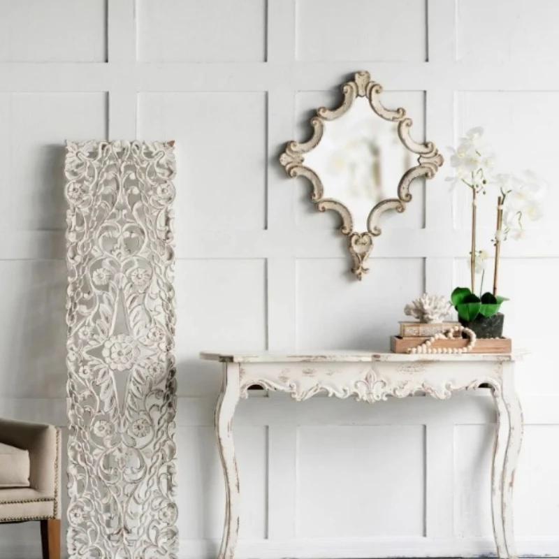 Diamond Scroll Wall Mirror Living Room Entrance Passage Bedroom Office