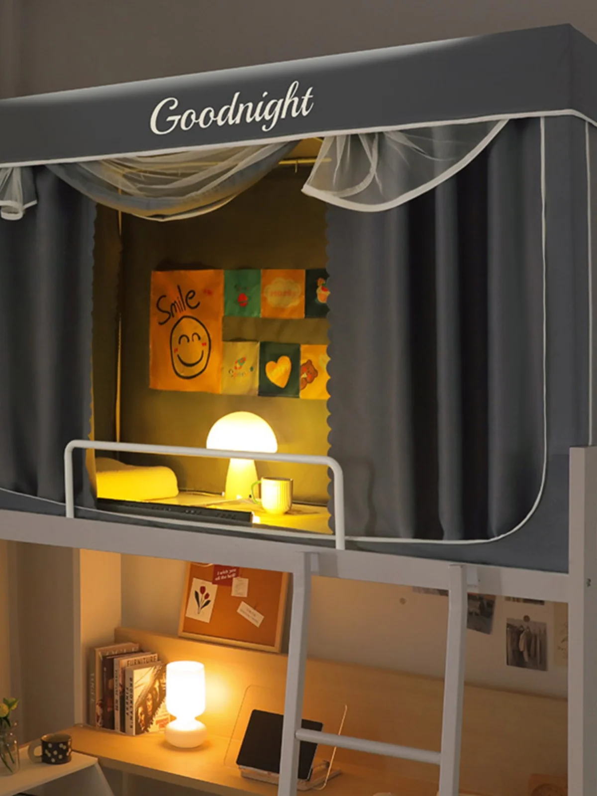 

Новая утолщенная москитная сетка с нанопокрытием для студентов, с тремя входами, пылезащитная, для верхней койки в общежитии, с железным каркасом