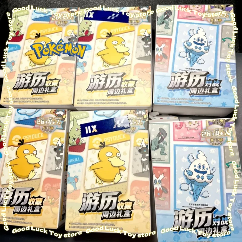new-pokemon-scarlet-and-violet-travel-battle-gift-box-ptcg-collectible-cards-game-trading-simplified-chinese-kids-birthday-gifts