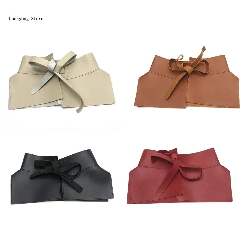 

All-match Ladies Waist Belt Light Luxury Personality Wide Ruffle Waist Band