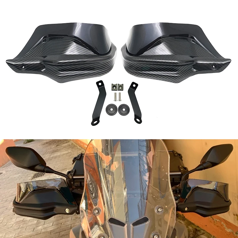 

2023 NC750X Carbon Handguard Hand Protection Wind Shield Hand Guards Cover For Honda CB 500X C B500 X CB500X NC750 X 2013-2022