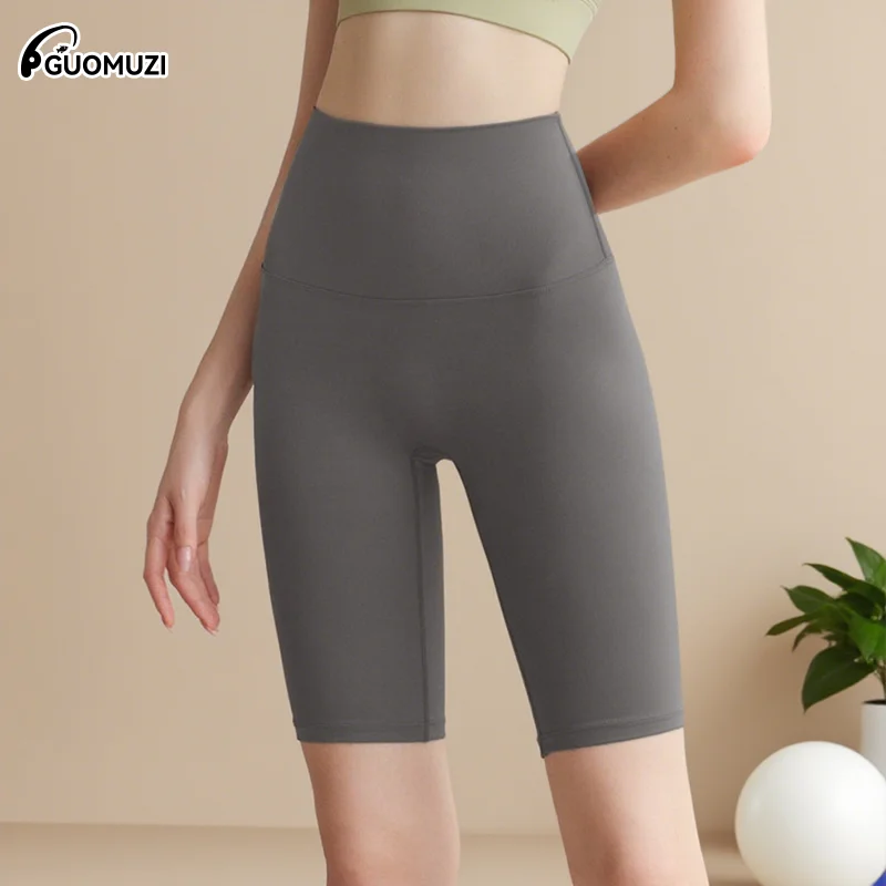 

Women's Shorts Gym Yoga Cycling Shorts High Waist Elastic Breathable Fitness Womens Clothing Running Sports Cycling Shorts