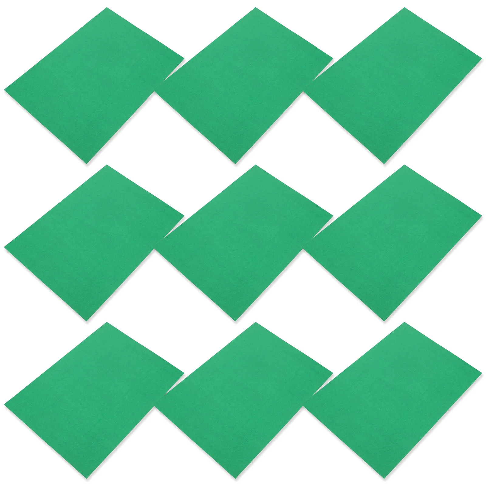 10pcs Green Cardstock Paper A4 Thick Craft Sheets For Diy Scrapbooking Card Making Birthday Holiday Decor School Projects