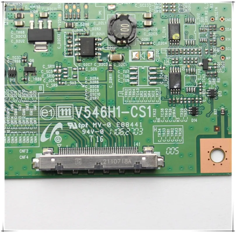 بطاقة TCON V546H1-CS1 للتلفزيون المعدات الأصلية لوحة T CON لوحة منطق LCD تم اختبار العرض لوحات T-con للتلفزيون V546H1 CS1