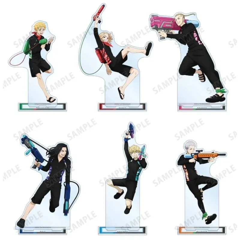 Game Takemitchy Chifuyu Mitsuya Takashi Acrylic Stand Doll Anime Keisuke Draken Figure Model Plate Cosplay Toy for Gift