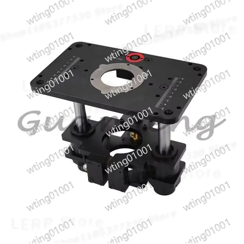 for Trimmer Lift Flip Base Bakelite Milling Plate Hand Crank Adjustment Woodworking Slotting Tool Stable Precision Cutting