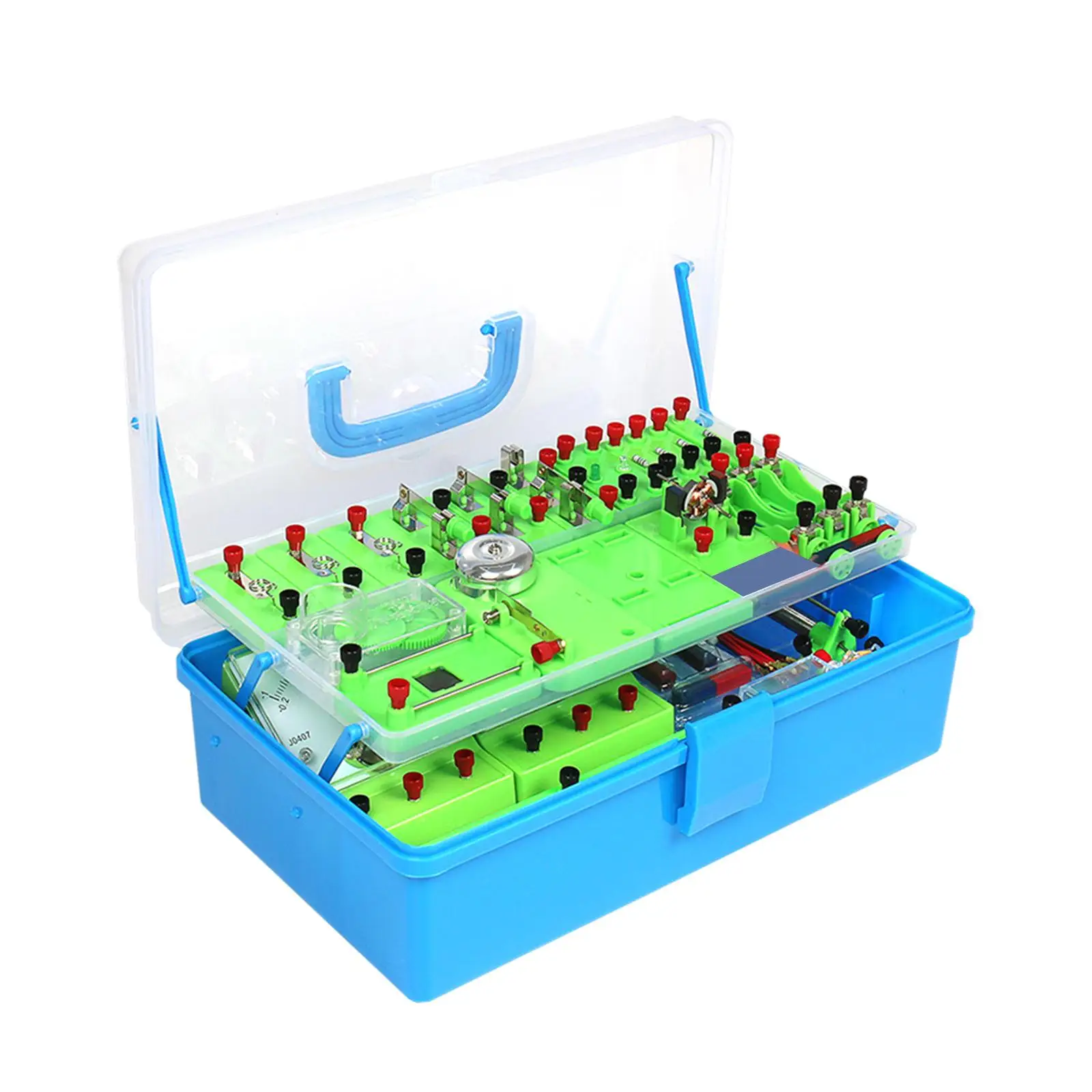 Electricity and Magnetism Kit Electricity Discovery Circuit Learning Kits Physics Basic Circuit Board Kit for Students Classroom