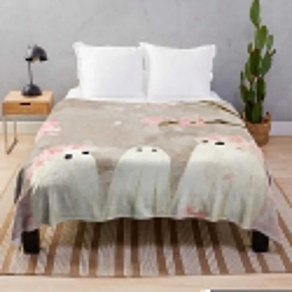 

Cherry Blossom Party Throw Blanket Cute Thermals For Travel Thins Shaggy Blankets