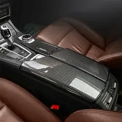 Carbon Fiber Center Console Armrests For BMW 5 Series F10 F11 2010-2017 Only For LHD