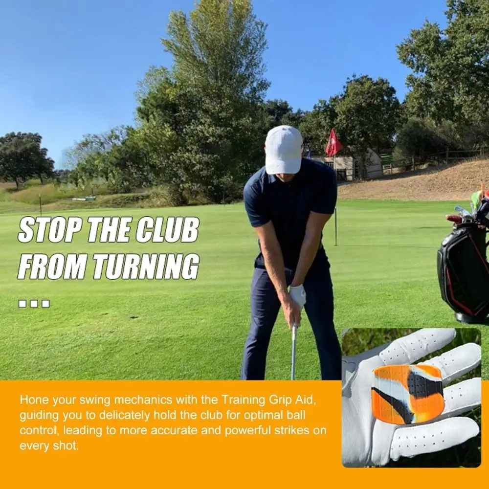 

Creative T-grip Golf Grip Trainer Anti-Slip Reduced Grip Pressure Golf Club Grip Pad Golf Grip Sticker Golf Accessories