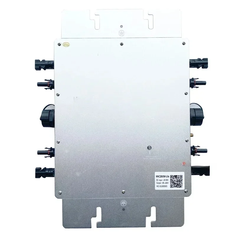 2800W Solar Microinverter DC22V to 60V AC110V 230V Pure Sine Wave Output with WIFI HOT SALES