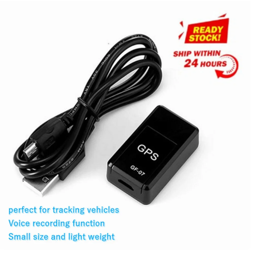 Imagem -03 - Mini Gf07 Car Gps Tracker Localizador Anti-roubo Gravação Anti-lost Dispositivo de Rastreamento em Tempo Real Auto Acessórios Magnéticos 2g Hot