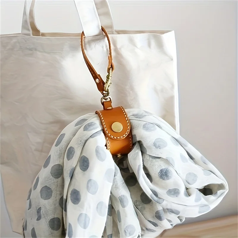 

Vintage Glove Holder Strap with Clasp Leather Towel Holder for Handbag Glove Strap for Hat Outdoor Camping Women