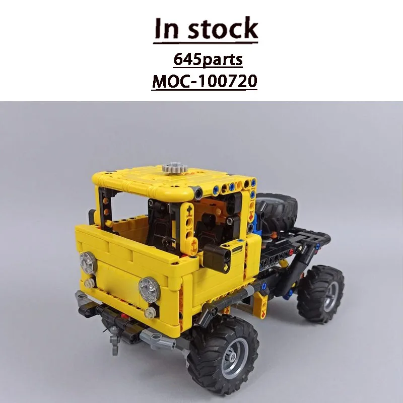 

MOC-100720 New City Cargo Truck Building Block Model 645 Parts MOC Creative Boys Children's Birthday Christmas Toy Gift