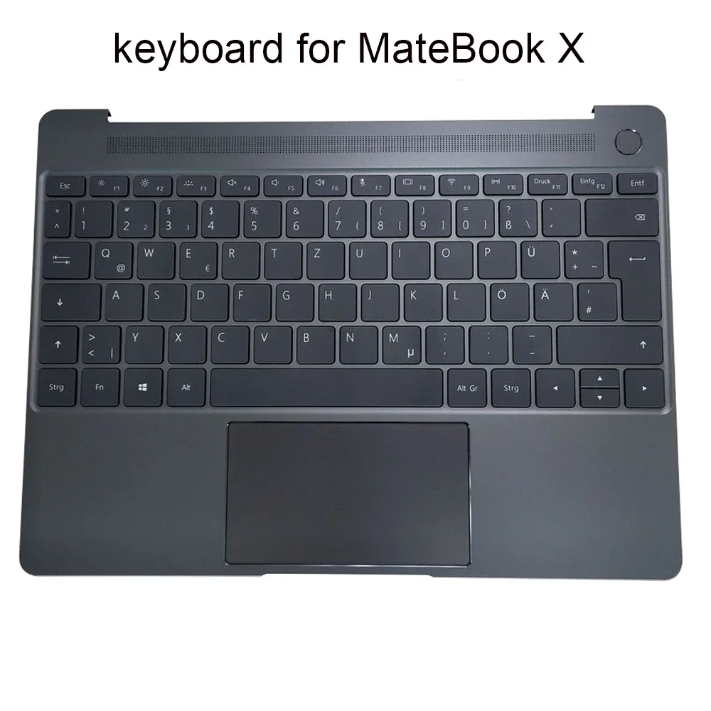 German Backlit Keyboard Palmrest For Huawei MateBook X WT-W09 W19 WT-WX9 GR GE Euro Notebook Keyboards Top Case 0KN1 1R1GE13