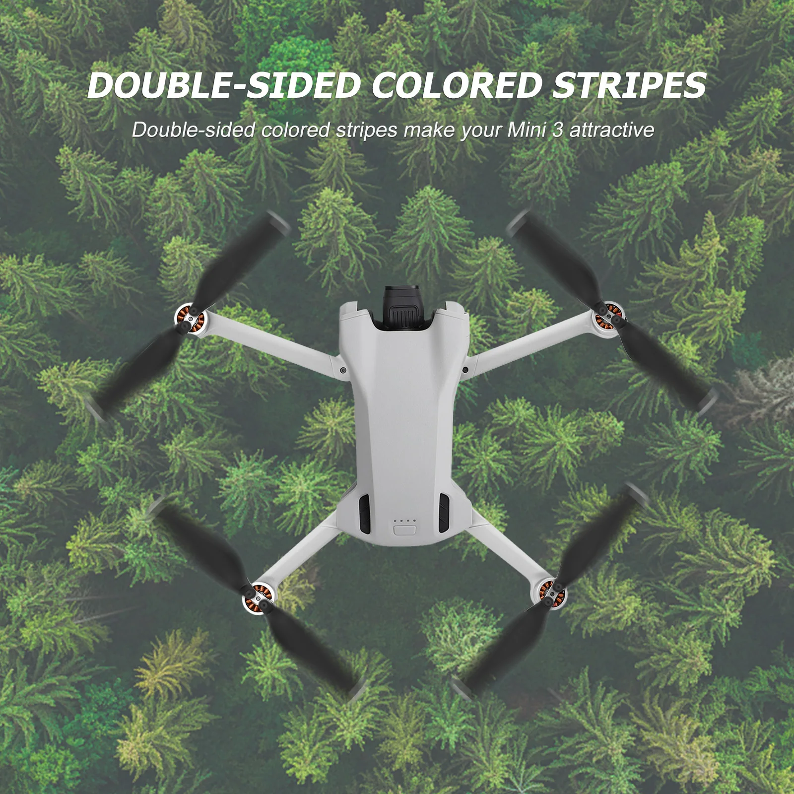 8 قطعة شفرة الجناح البديلة للمروحة مع ملحقات المسمار قطع غيار شفرة المروحة خفيفة الوزن منخفضة الضوضاء لـ DJI Mini 3 #5