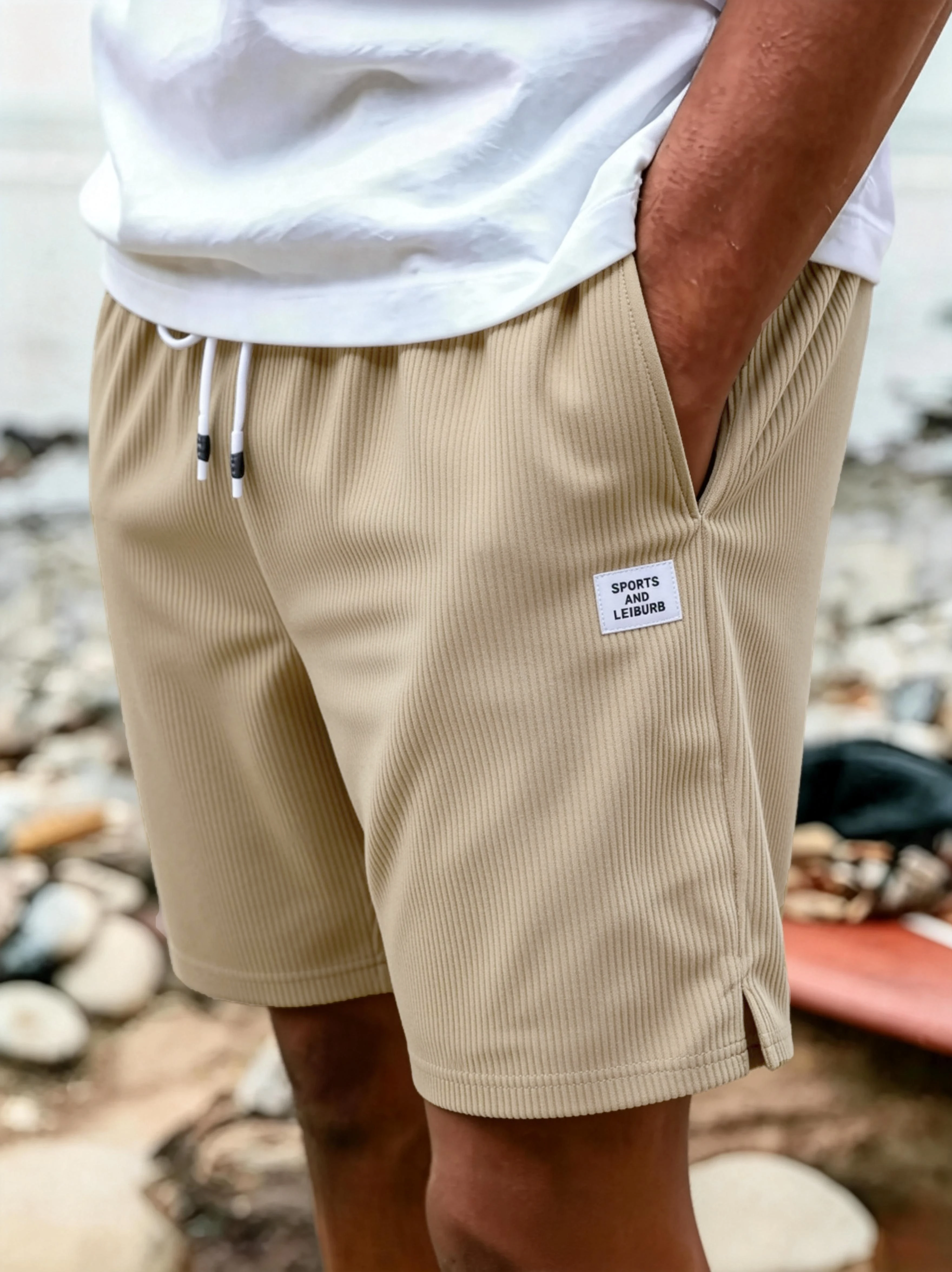 Pantalones Cortos de Pana para Hombre, Pantalones Cortos de Nuevo Estilo, Pantalones Cortos de Playa para Hombre, Pantalones Casuales para Hombre, Ropa para Hombre
