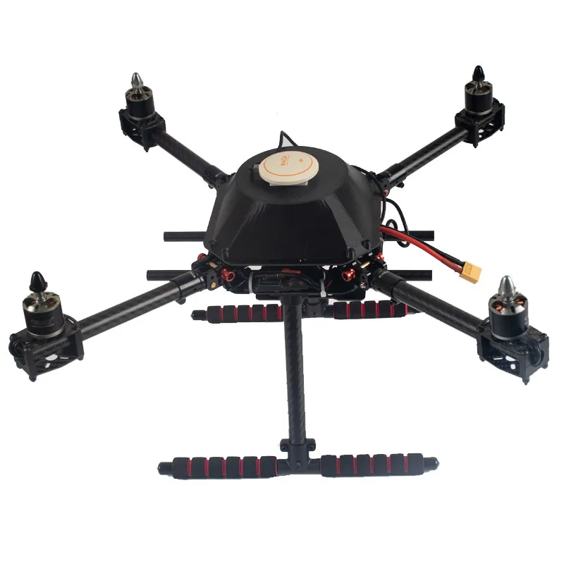 Flyroun lx450 f450 quatro-eixo manga máquina conjunto de fotografia aérea zangão/pix dji naza 9450/1245 2212 980kv motor 20a/40a esc