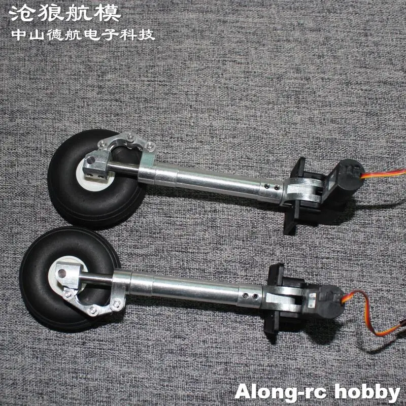 Pièce d'avion RC, une paire, 103-203mm, amortisseur rétractable principal, train d'atterrissage à genoux, trépied de choc à vis sans fin pour avion de 3 à 6kg