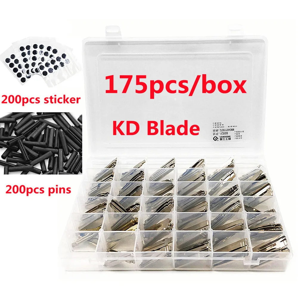 

175Pcs/Set Car Key Blade 35 Type KD Key Blade Set For KD KEYDIY VVDI Xhorse Remote For Renault Peugeot Toyota Golf Fiat Citroen