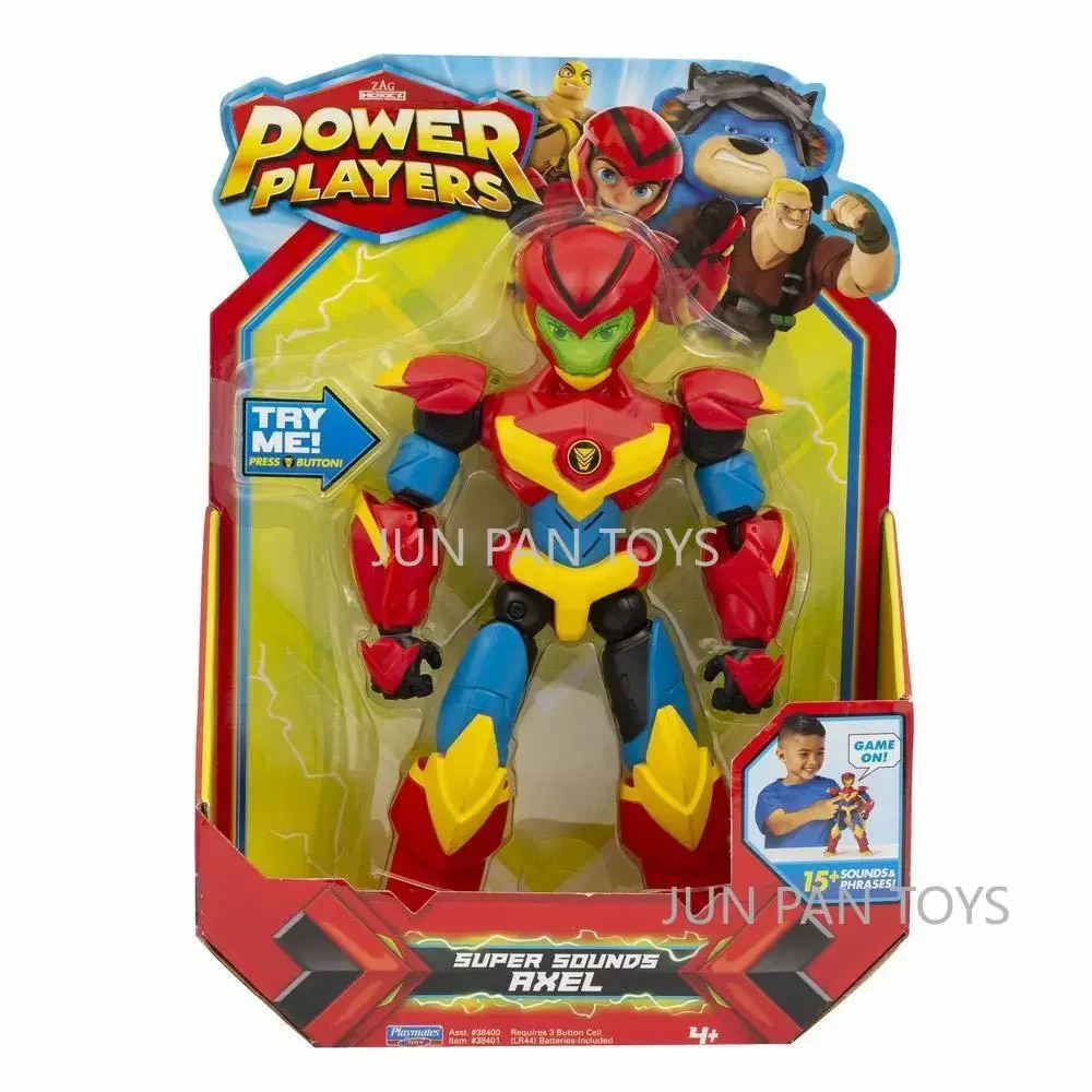 Power Players Super Sounds Axel Deluxe Electronic Action Figure  Classic Animation Peripheral Collectible Models Boy Toys Gifts