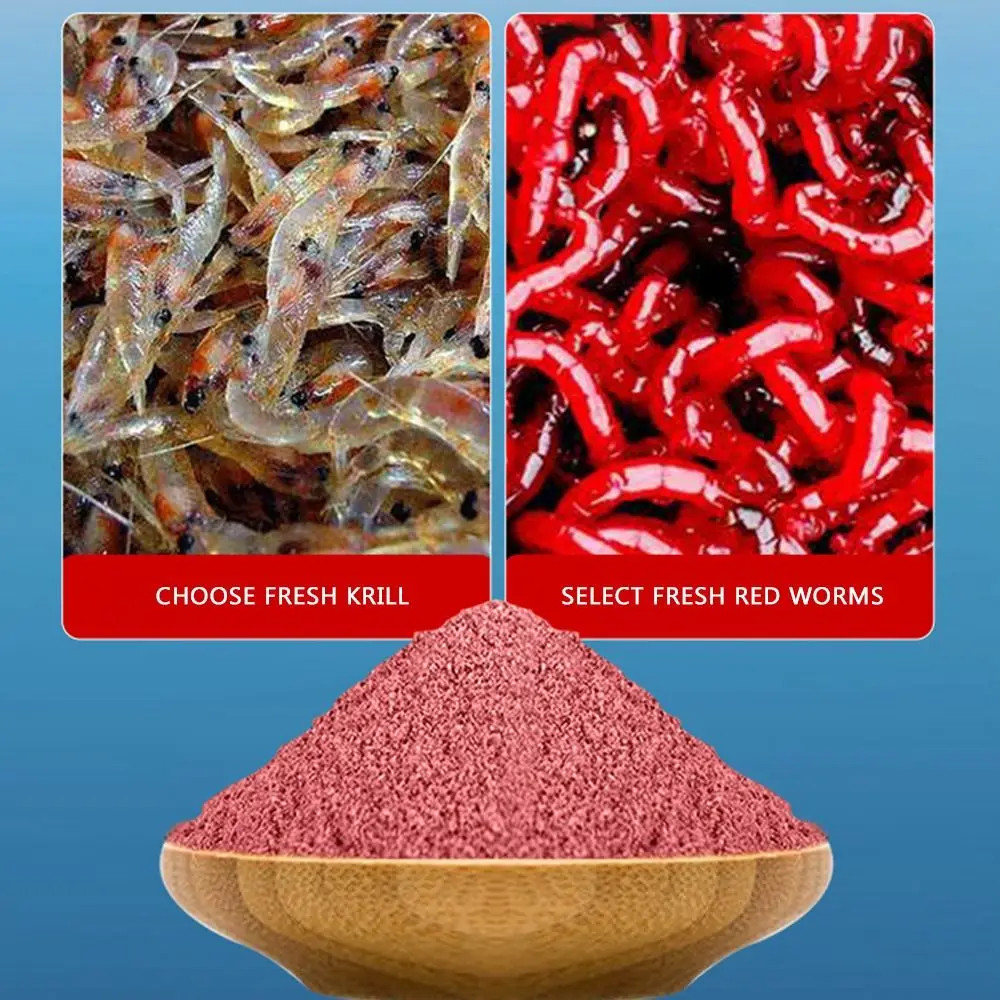 Red Worm Fishing Bloodworm Powder Fishing Attractant Bait Fishing Attractant Bait Boillie Additive Fish Buster Boillie Additive