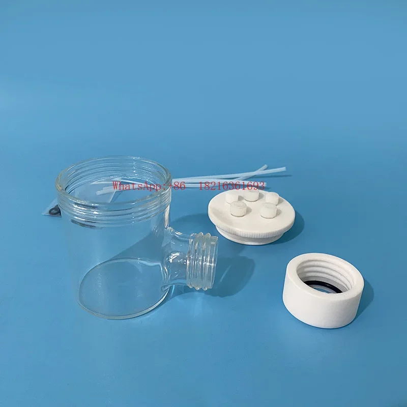 Limited Offer 24mm Quartz Window Electrolysis Device Accessories K040-S Single-layer Sealed Photoelectrochemical Quartz Reacto