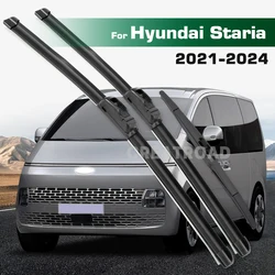 GREATROAD Wiper LHD&RHD Front & Rear Wiper Blades Set For Hyundai Staria US4 2021-2024 Windshield Windscreen Window Brushes