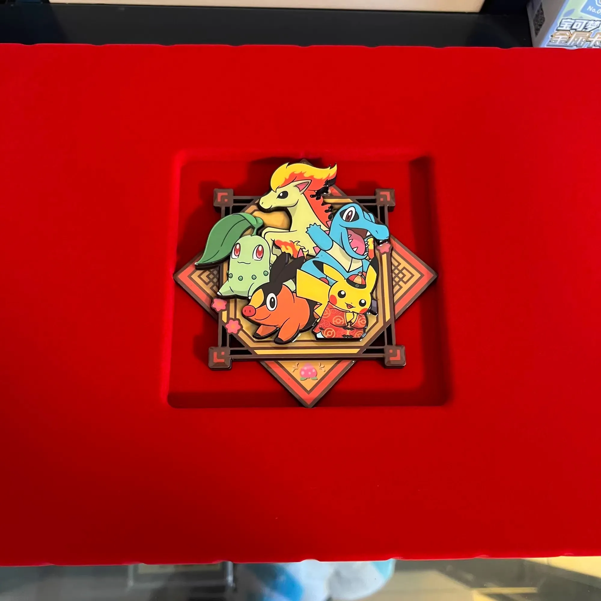 Oringnal Pokemon New Year Gift Box PTCG Trading Cards Gem Pack vol 4  Collection Jigsaw Puzzle Fridge Magnets Collection Toys - AliExpress 26