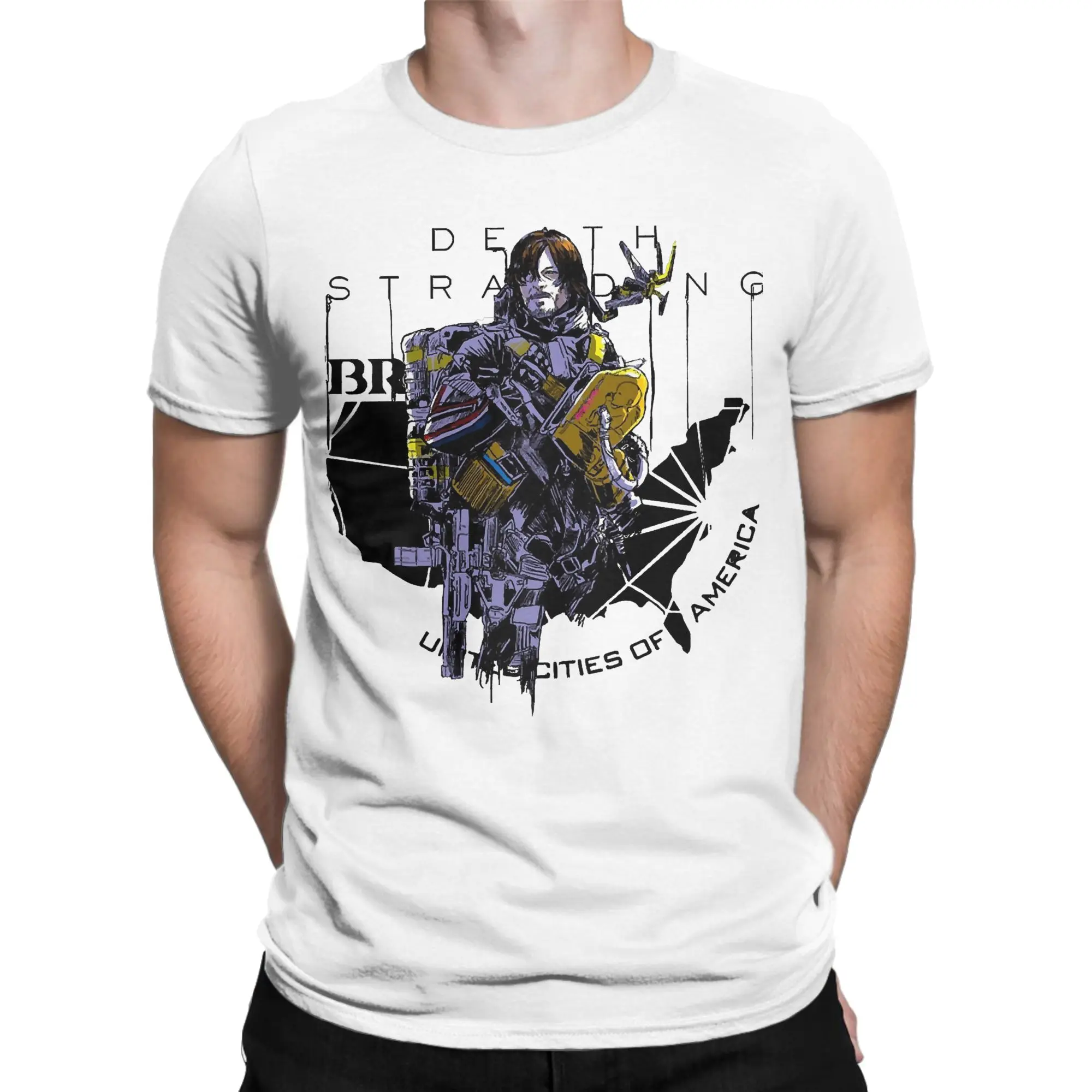 Transporter Death Stranding Gmae Metal Gear Solid T Shirt For Man Summer  T-Shirts Popular Tee Shirt Oversized Clothes