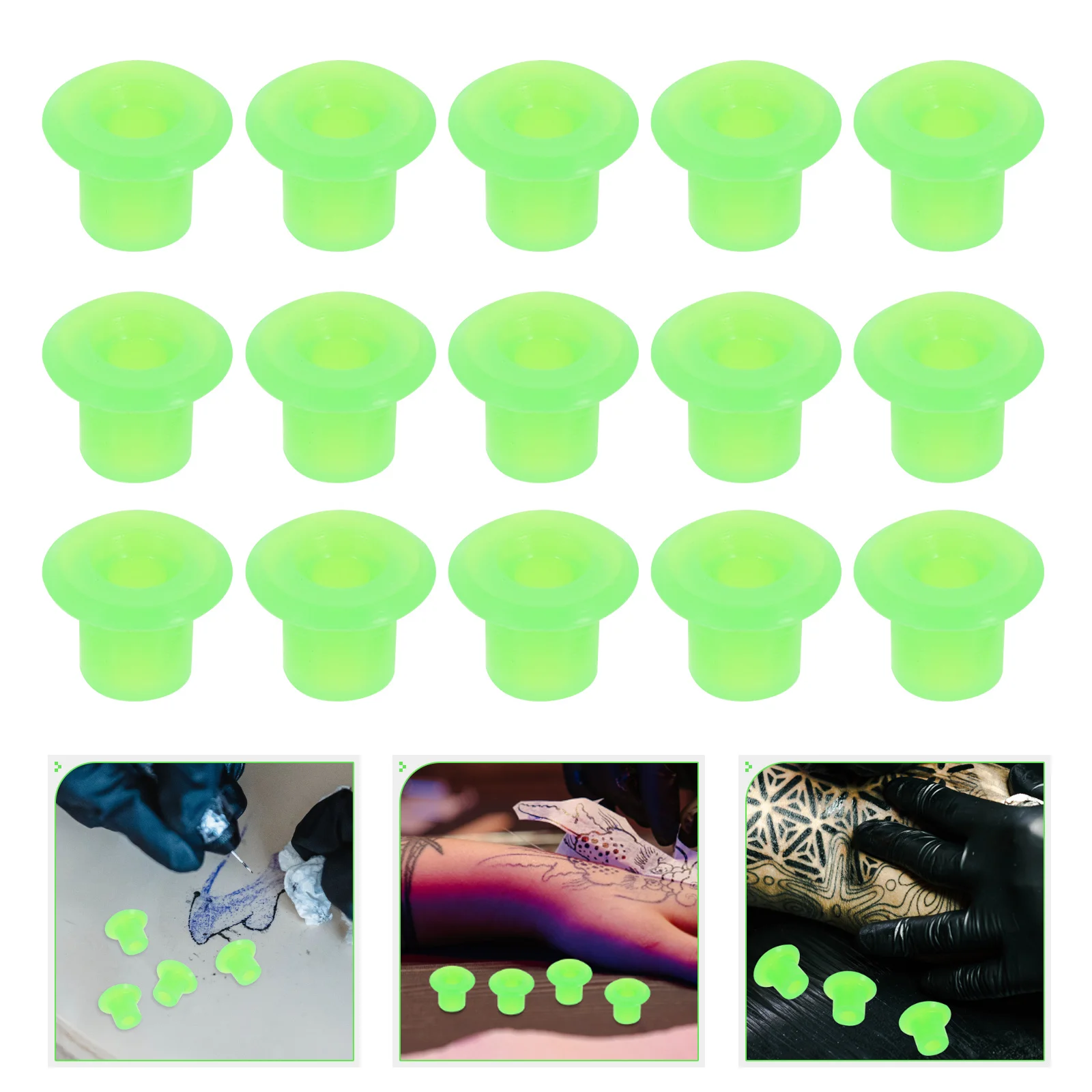 

50pcs Silicone For Tattooing Machine Supplies Needle Grommets Disposable Accessories Machine Parts Professional Tattoos