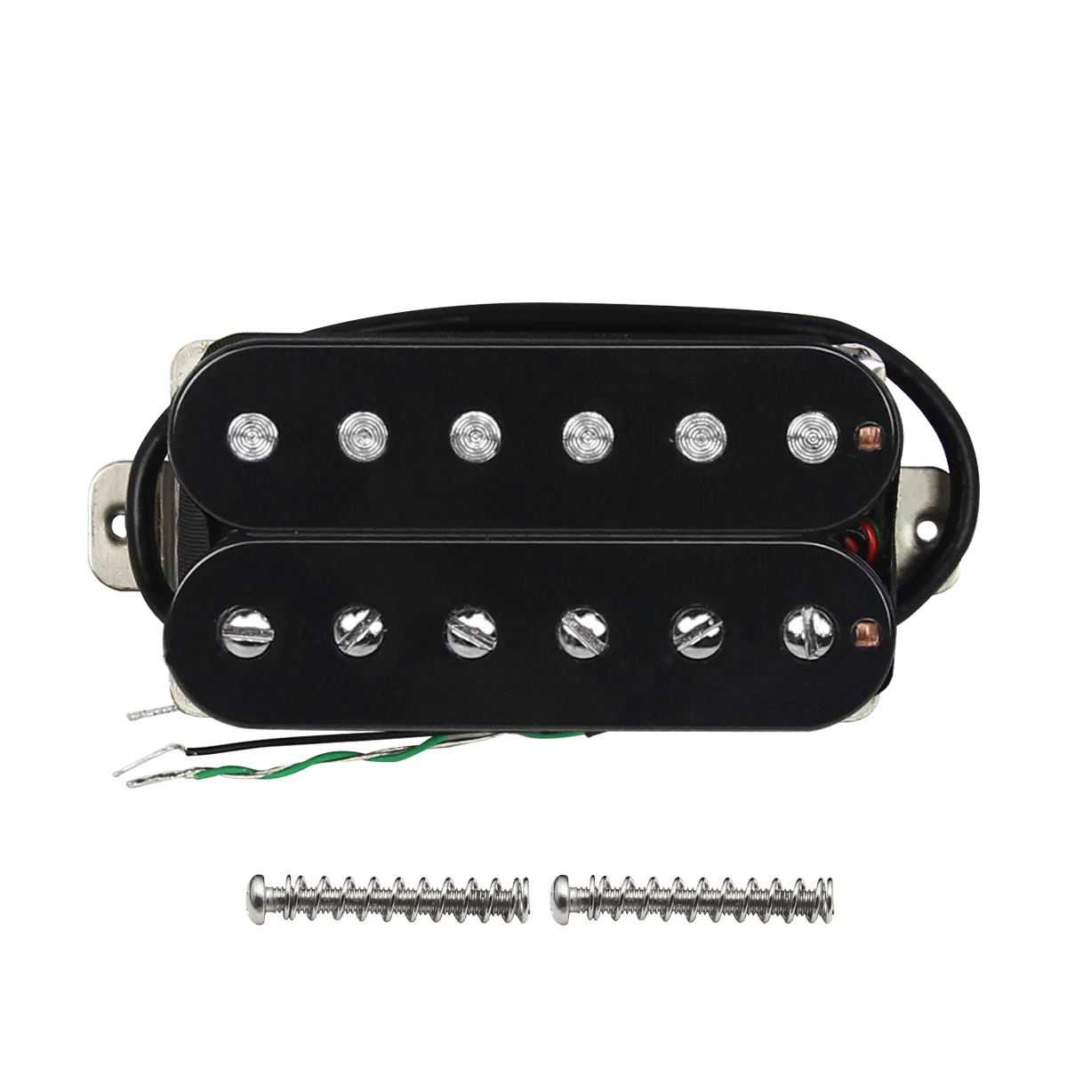 FLEOR Electric Guitar Alnico 5 Humbucker Pickup 14K Guitar Bridge Pickup Black