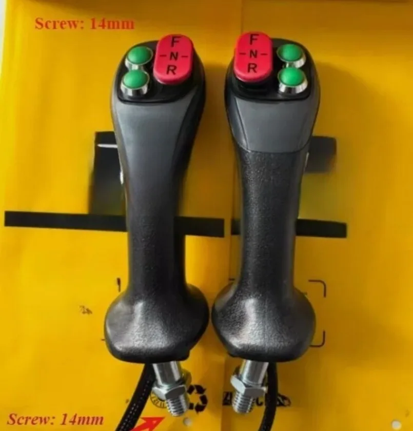 2 Button FNR Hydraulic Pilot Joystick Multifunctional Control Lever Loader Spare Parts 1PC