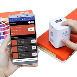 LS171 / LS170 Mobile Phone App Portable Colorimeter Color Analyzer With Screen Digital Precise LAB Color Meter Tester 8mm