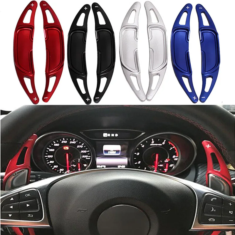 For Mercedes-Benz AMG A35 A45 C63 E63 S63 G63 C43 CLA GLA GLC GLS GLE 2016-2019 Car Steering Wheel Shift Paddle Shifter Extend