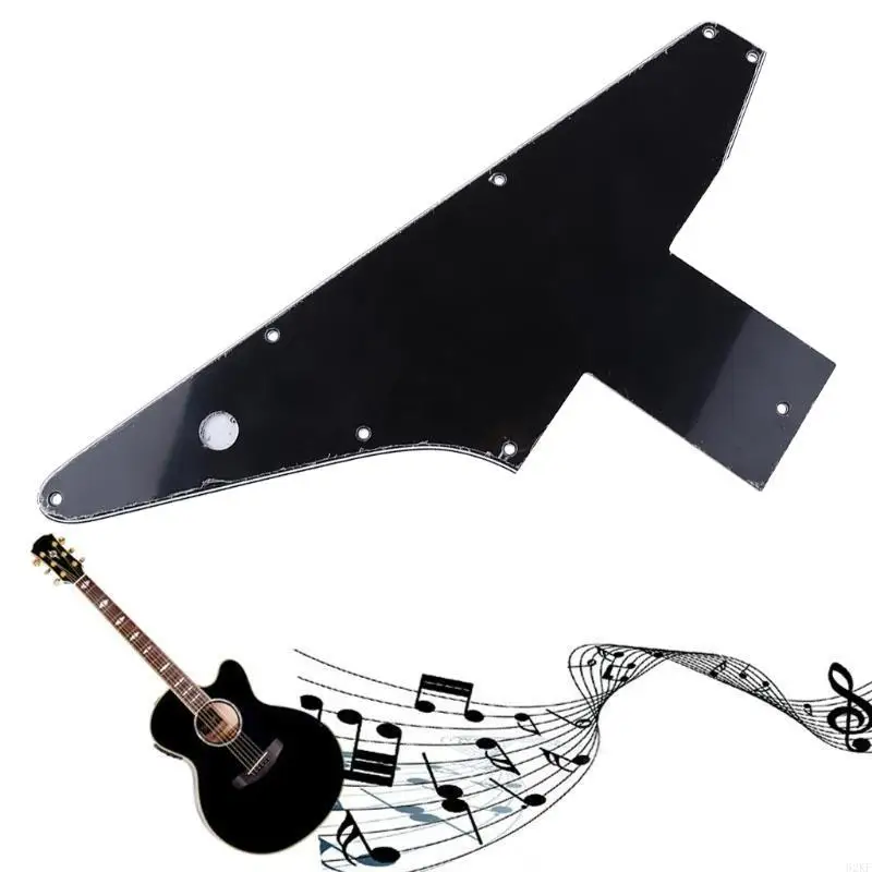 62kf 3 capitanes guitarra Pickguard Pick Guard para para '76 Reisioning Black Part